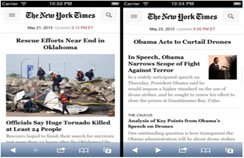 New York Times' New Mobile Website